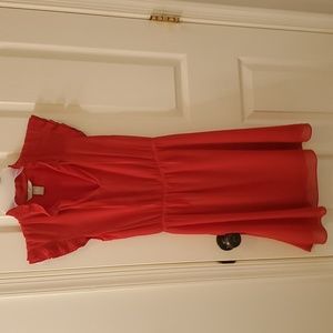 Parisienne style red dress